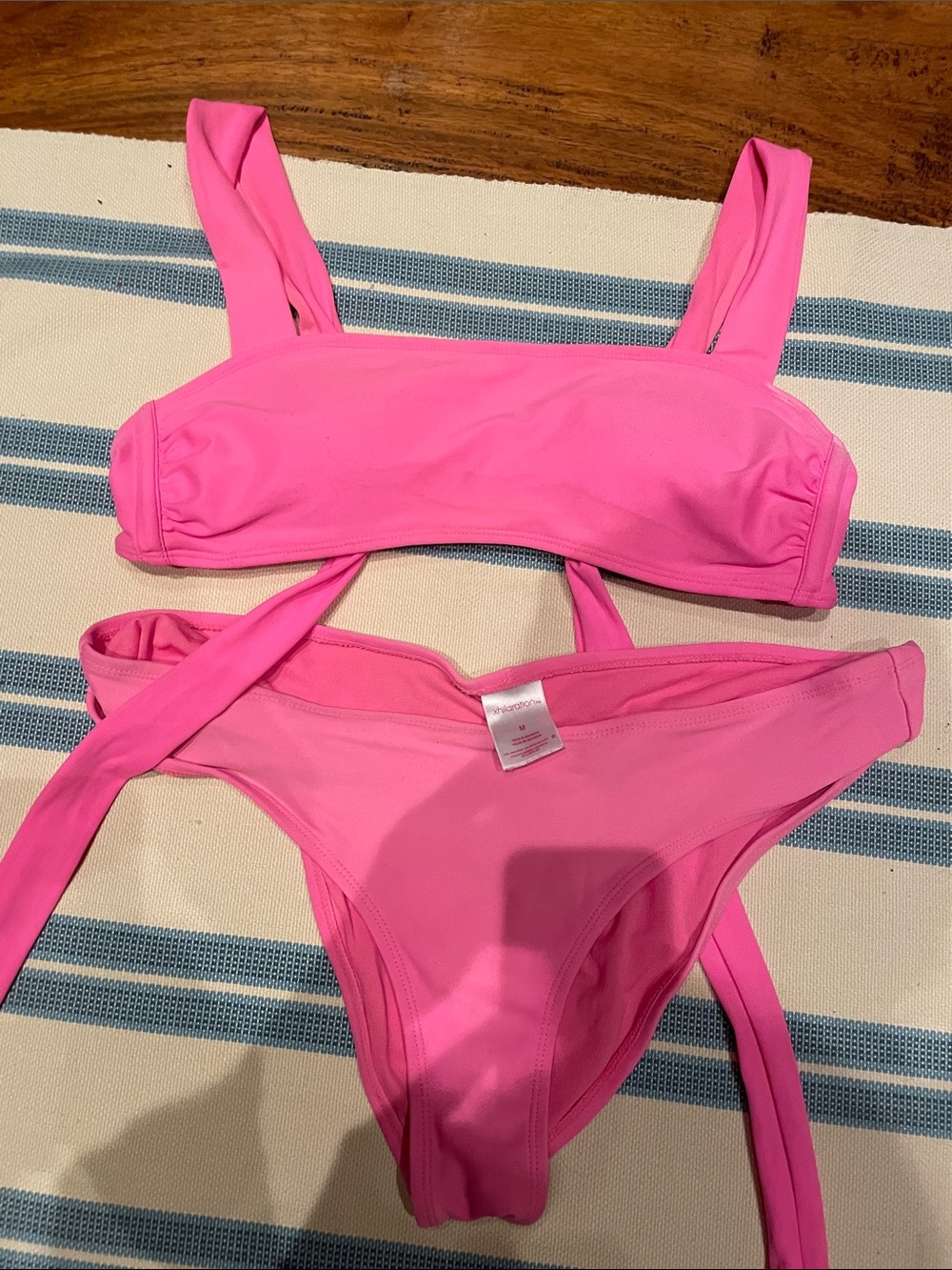Xhilaration Hot Pink Two-Piece Bikini Set